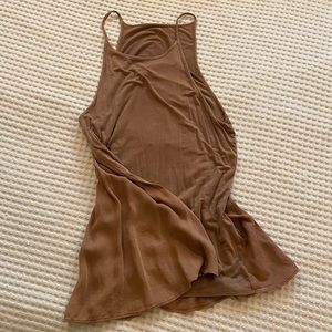 AEO Brown flowy tank